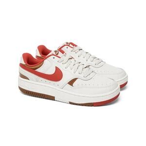 NEW Nike Women's 7  Gamma Force Sneakers Shoes White Red DX9176-004
